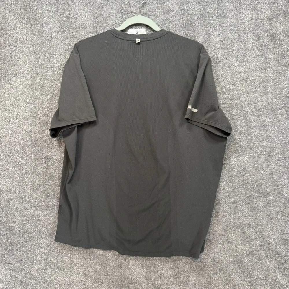 Nike Running Shirt Mens XL Black Drifit‎ Mesh Breathable Reflective Performance